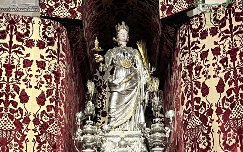 Esposizione straordinaria del simulacro di Santa Lucia  