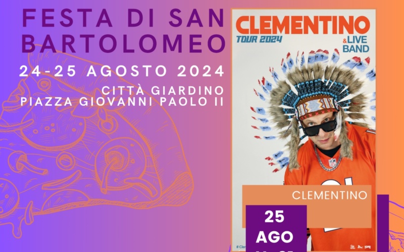 Stasera a Città Giardino, Clementino ed il suo Summer Tour 2024