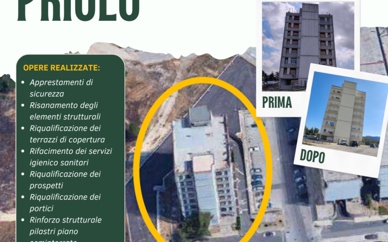 Priolo, l’Iacp ristruttura un palazzo in via De Gasperi