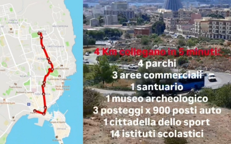 Una petizione per istituire la dorsale Acradina-Corso Umberto