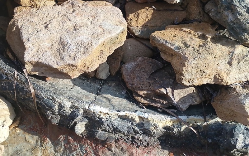 Reperto archeologico trovato all’ex lido della Polizia – Foto