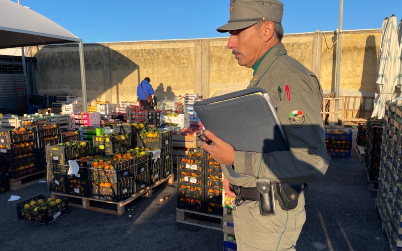 Il Corpo Forestale sequestra 2.800 chili di prodotti al mercato