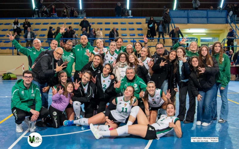 Melilli Volley chiude sugli scudi il 2024:  netto 3-0 sull’Orlandina e quarto posto in classifica