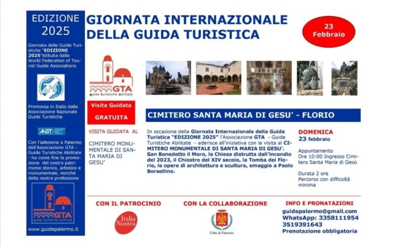 Palermo – Giornata Internazionale della Guida Turistica 2025