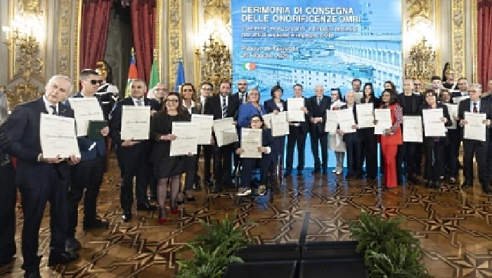 Roma, Quirinale: 4 poliziotti insigniti dal Presidente della Repubblica