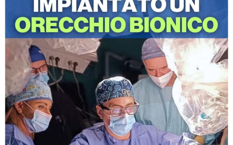 Impiantato un orecchio bionico al San Filippo Neri