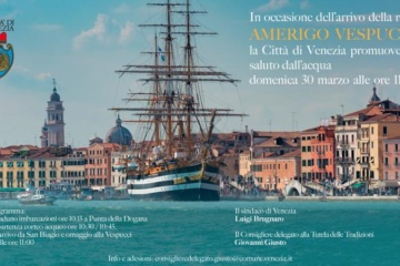 Venezia si prepara ad accogliere l’Amerigo Vespucci
