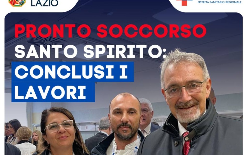Roma – Pronto soccorso Santo Spirito: conclusi i Lavori