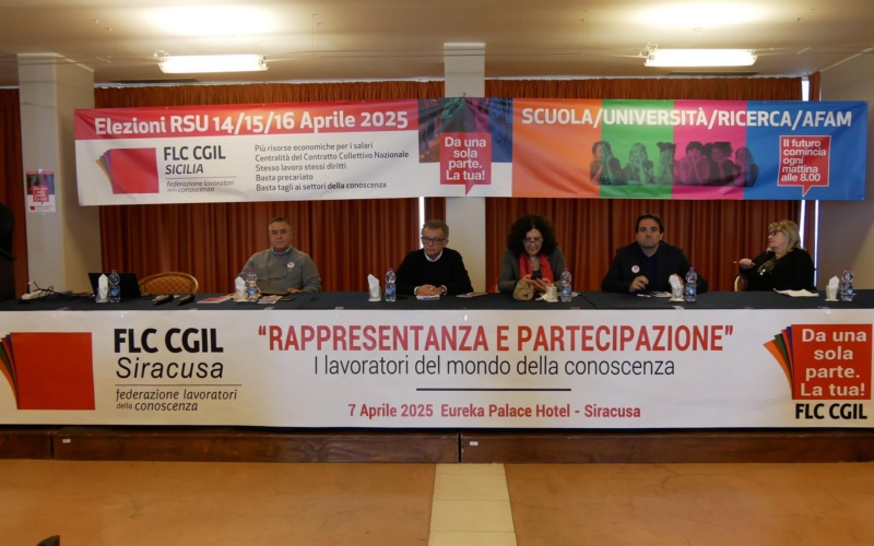 Flc Cgil Siracusa, lavoratori in prima linea per i diritti
