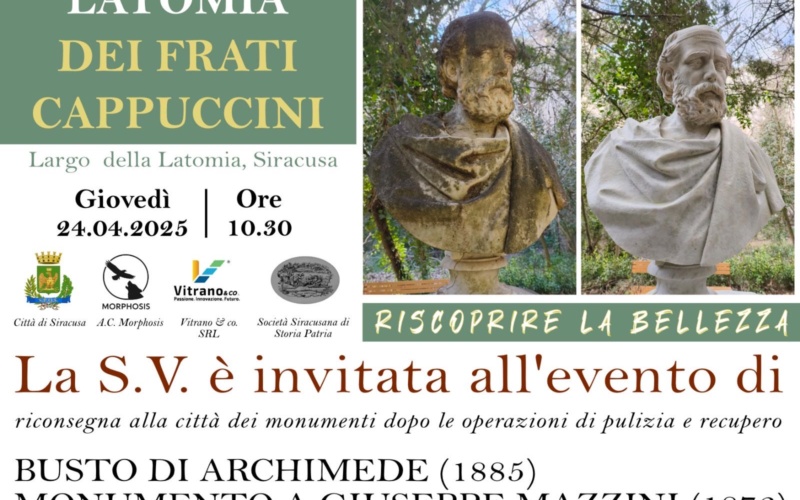 Recuperati il Busto di Garibaldi e il monumento dedicato a Mazzini