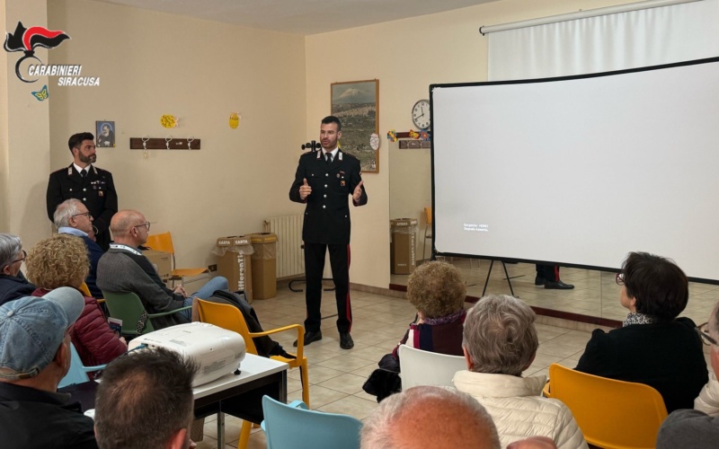 Sortino, carabinieri e cittadini insieme per prevenire le truffe