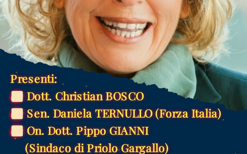 Stefania Craxi a Priolo