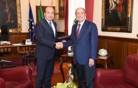 Il presidente Schifani riceve il nuovo prefetto di Catania Signoriello