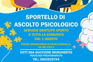 Priolo, nasce lo sportello di ascolto psicologico