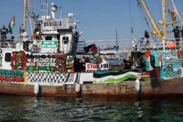 Handala bloccata a Gaza: manifestazione davanti la Prefettura