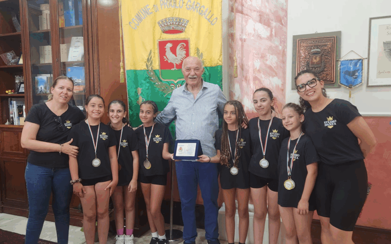 Priolo, la squadra di ginnastica ritmica campione d’Italia per la terza volta consecutiva