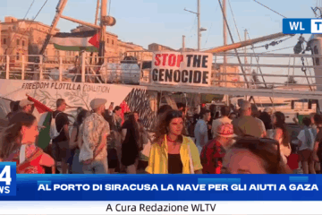 Siracusa – Al porto di Siracusa la nave per gli aiuti a Gaza (Video)