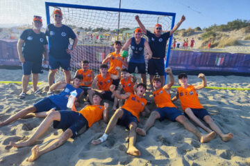 Scudetto sfiorato per la U16M al campionato nazionale di Beach Handball a Grosseto