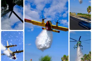 Catania, incendio di sterpaglie lambisce l’aeroporto