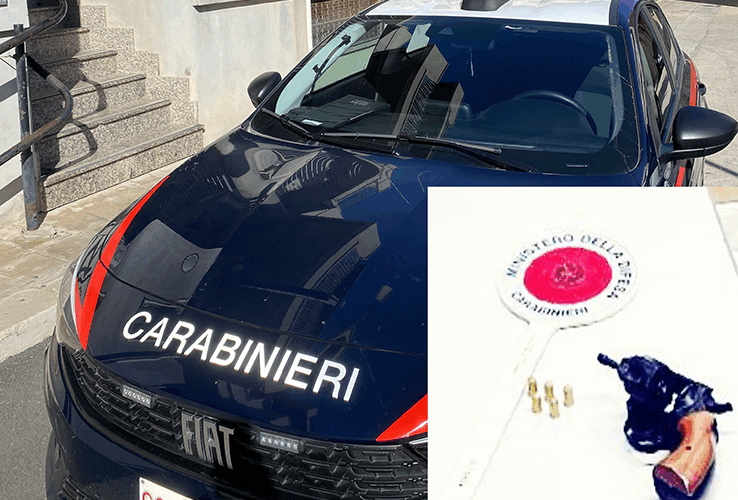 Girava in auto armato di revolver: denunciato