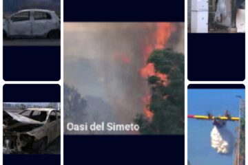 Catania –  incendi, torna agibile l’aeroporto, devastata l’oasi del Simeto, panico in un distributore